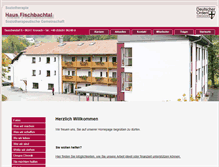 Tablet Screenshot of haus-fischbachtal.de